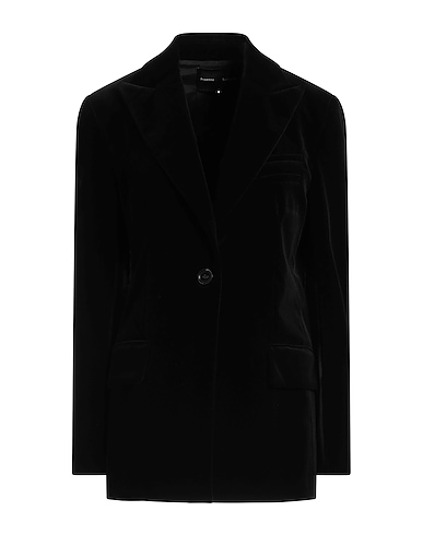 PROENZA SCHOULER Jackett Schwarz 98% Baumwolle, 2% Elastan, Polyester