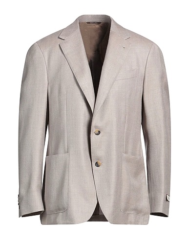CANALI Blazer Beige 65% Wool, 21% Silk, 14% Linen