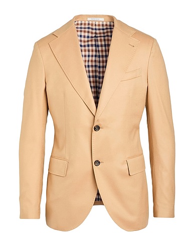 AQUASCUTUM ACTIVE テーラードジャケット サンド ウール 100%