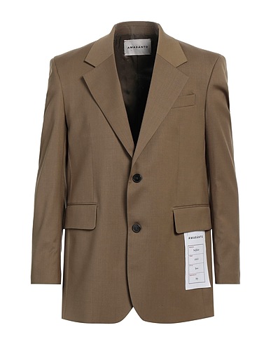 AMARANTO Blazer Military green 54% Polyester, 44% Virgin Wool, 2% Elastane