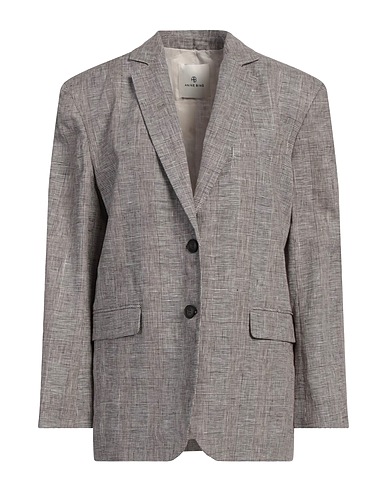 ANINE BING Blazer Chocolate brown 100% Linen