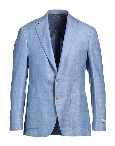 CANALI Blazers Hellblau 49% Wolle, 30% Seide, 21% Leinen