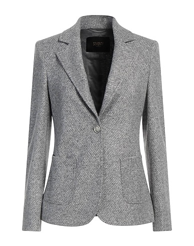SEVENTY VENEZIA Blazer Grey 54% Acrylic, 24% Virgin Wool, 22% Polyester