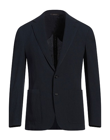 CANALI Blazer Navy 50% Lyocell, 49% Cotton, 1% Elastane