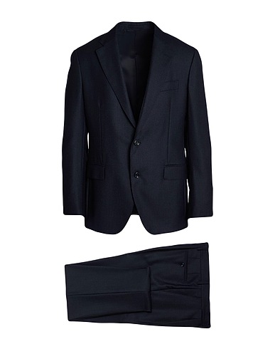LARDINI Suits Navy 100% Wool