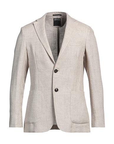 ZEGNA Americana Marfil 56% Lino, 44% Algodón