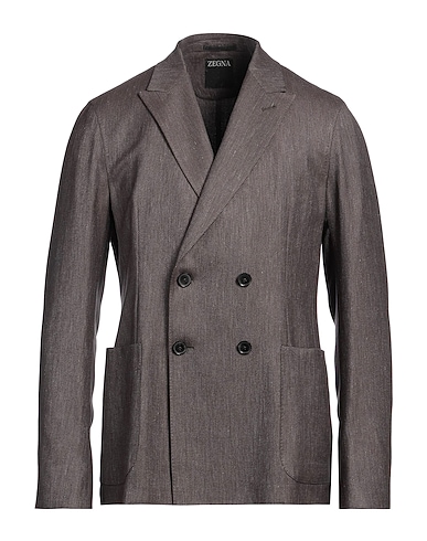 ZEGNA Blazer 64% Cashmere, 23% Silk, 13% Linen