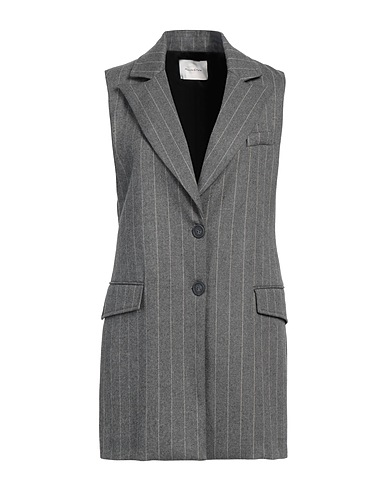 MANILA GRACE Blazer Grey 64% Polyester, 34% Viscose, 2% Elastane