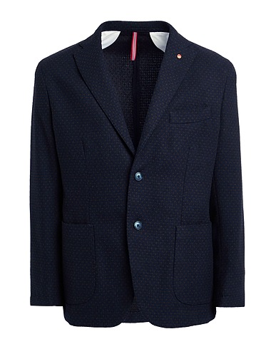JERRY KEY Blazer Midnight blue 60% Wool, 35% Polyester, 5% Polyamide