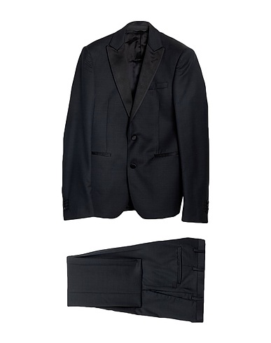 IDEA ITALIAN DESIGN ELEMENTS OF APPAREL Suits Black 100% Virgin Wool
