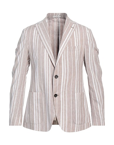FRADI Blazer Khaki 54% Linen, 41% Cotton, 5% Elastane