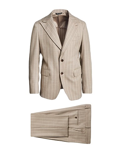BRIAN DALES Suits Taupe 100% Wool