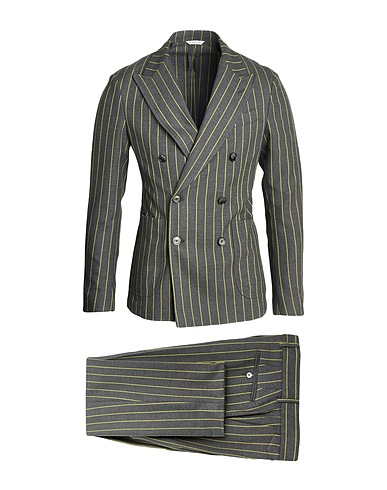 MANUEL RITZ Suits Charcoal 63% Polyester, 34% Viscose, 3% Elastane