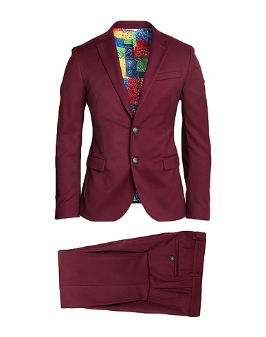 MANUEL RITZ Costumes Prune 62% Polyester, 35% Viscose, 3% Élasthanne