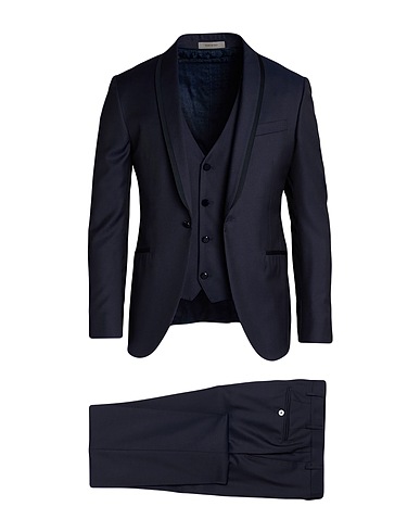 CORNELIANI Suits BLU NAVY 80% Virgin Wool, 20% Silk