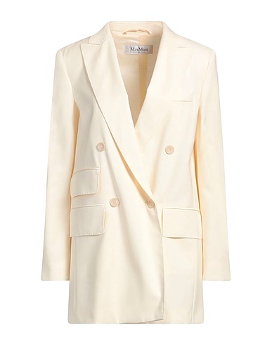 MAX MARA Blazer Cream 100% Virgin Wool