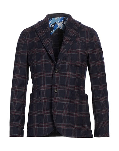 HERMAN & SONS Blazer Midnight blue 100% Wool