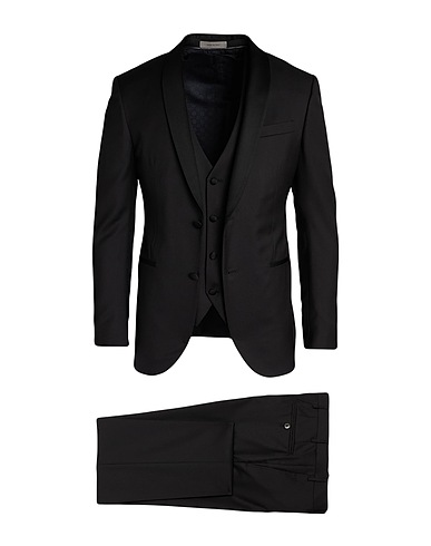 CORNELIANI Abito Nero 80% Lana Vergine, 20% Seta