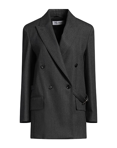 MAX MARA Blazer Charcoal 100% Virgin Wool