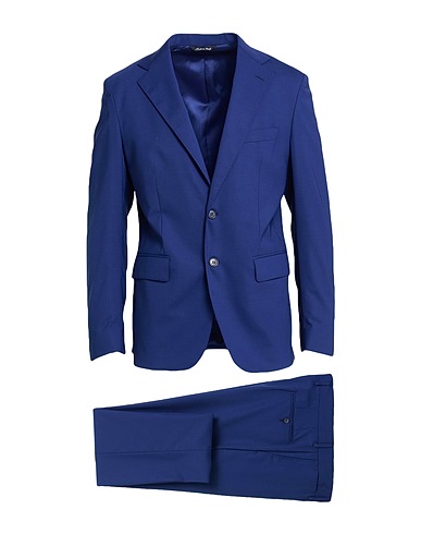 BRIAN DALES Abito Blu 54% Poliestere, 44% Lana, 2% Elastan
