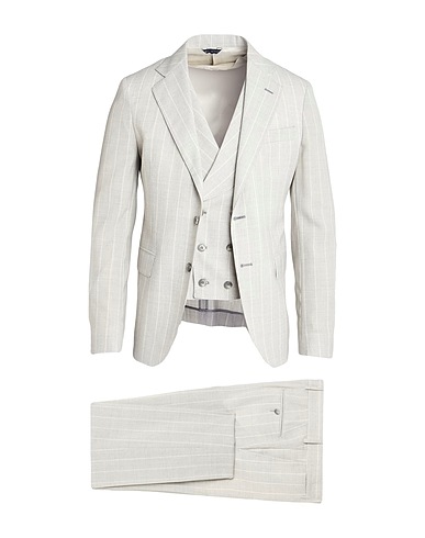 BRIAN DALES Suits Grey 100% Wool