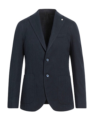 L.B.M. 1911 Blazer Navy blue 100% Cotton