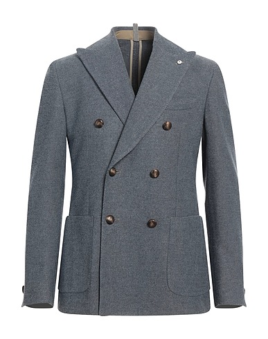 L.B.M. 1911 Blazer Navy 55% Cotton, 41% Wool, 4% Cashmere