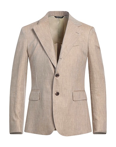 BRIAN DALES テーラードジャケット BEIGE リネン 53% / ナイロン 47%