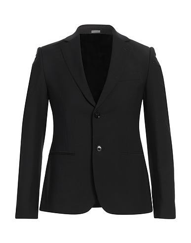 GREY DANIELE ALESSANDRINI Blazer Nero 55% Lana, 41% Poliestere, 4% Elastan