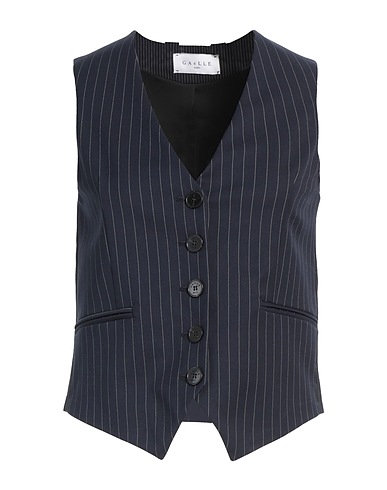 GAëLLE Paris Waistcoat Midnight blue 65% Polyester, 32% Rayon, 3% Elastane