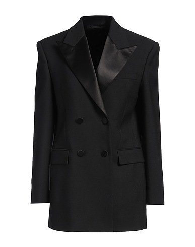 GIVENCHY Blazer Black 100% Wool, Viscose, Silk