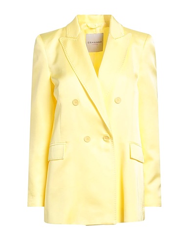 ERMANNO FIRENZE Blazer Pastel yellow 100% Viscose
