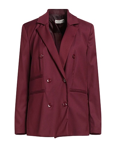 HAVEONE Blazer Burgundy 67% Polyester, 31% Viscose, 2% Elastane