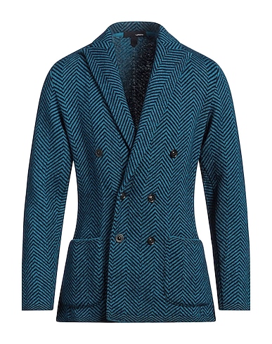 LARDINI Blazer Turquoise 45% Wool, 40% Alpaca wool, 15% Nylon