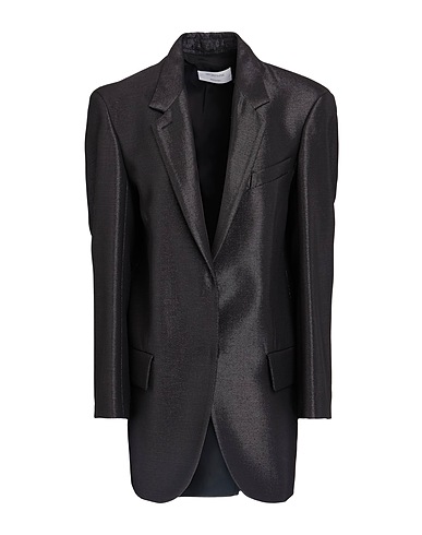 SPORTMAX Blazer Black 80% Virgin Wool, 16% Viscose, 4% Metallic fiber