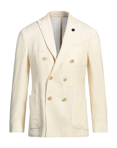 LARDINI Blazer Ivory 96% Wool, 4% Silk