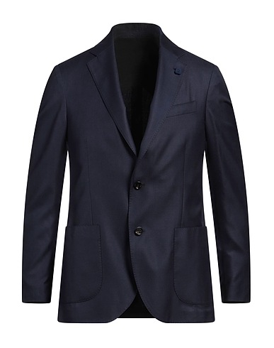 LARDINI Blazers Marineblau 60% Kaschmir, 40% Seide