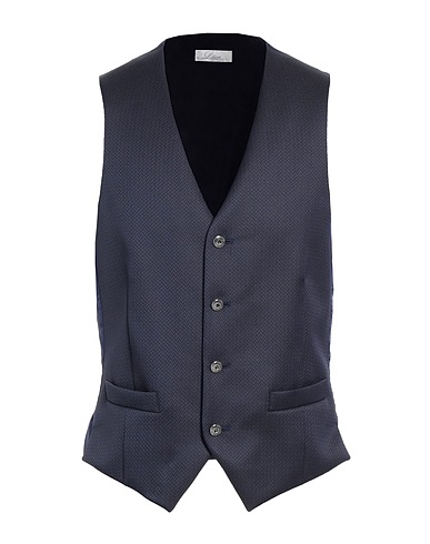 1911 LUBIAM CERIMONIA Suit vest Navy 55% Wool, 45% Polyester