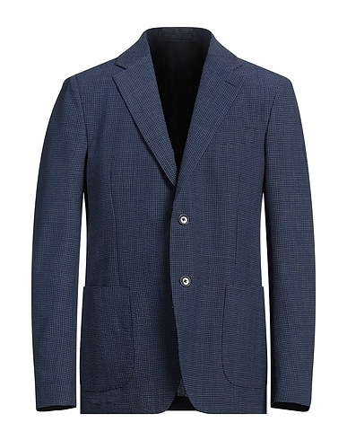 LARDINI Blazer Blu 56% Lana, 43% Poliestere, 1% Elastan