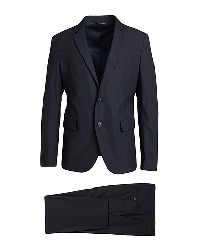 BRIAN DALES Suits Black 49% Wool, 44% Polyamide, 7% Elastane