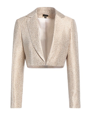 CLAUS TYLER Blazer Gold 63% Polyester, 34% Viscose, 3% Metallic Polyester