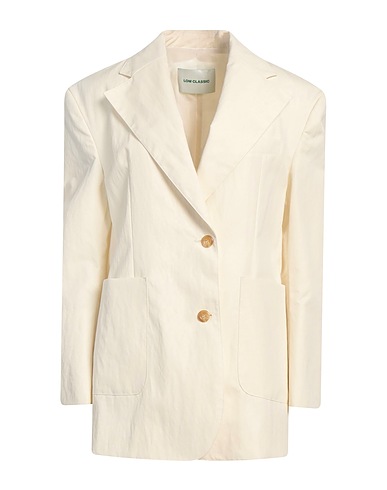 LOW CLASSIC Blazer Beige 66% Cotton, 34% Recycled nylon