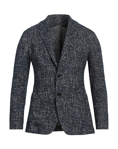 TAGLIATORE Blazer Midnight blue 38% Cotton, 28% Synthetic fibers, 12% Alpaca wool, 12% Merino Wool, 10% Virgin Wool