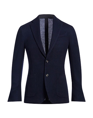 LARDINI Blazer Midnight blue 100% Wool