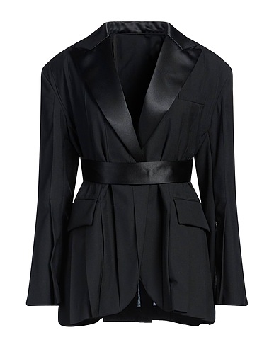 SACAI Blazer Black 70% Polyester, 30% Wool, Nylon, Cupro