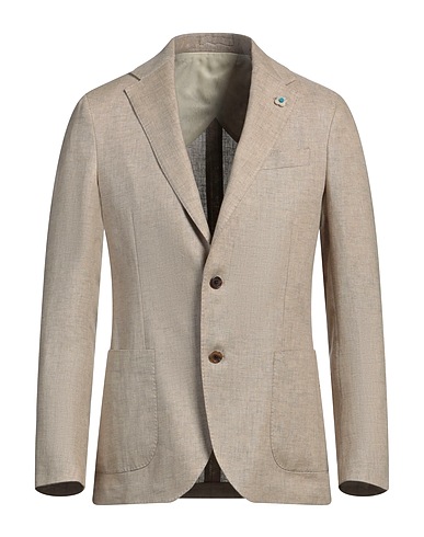 LARDINI Blazer Beige 100% Linen