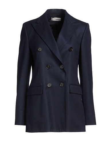 LARDINI Giacca Blu notte 100% Lana