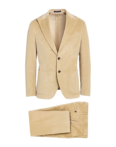 SARTORIA LATORRE Suits Beige 98% Cotton, 2% Elastane