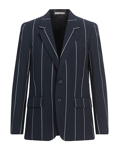 CC COLLECTION CORNELIANI Blazer Midnight blue 96% Cotton, 3% Elastane, 1% Polyamide