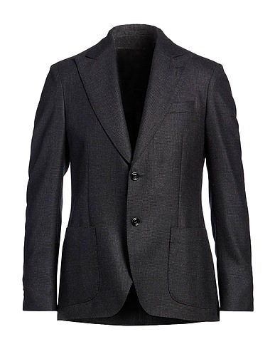 LARDINI テーラードジャケット ブラック ウール 100%